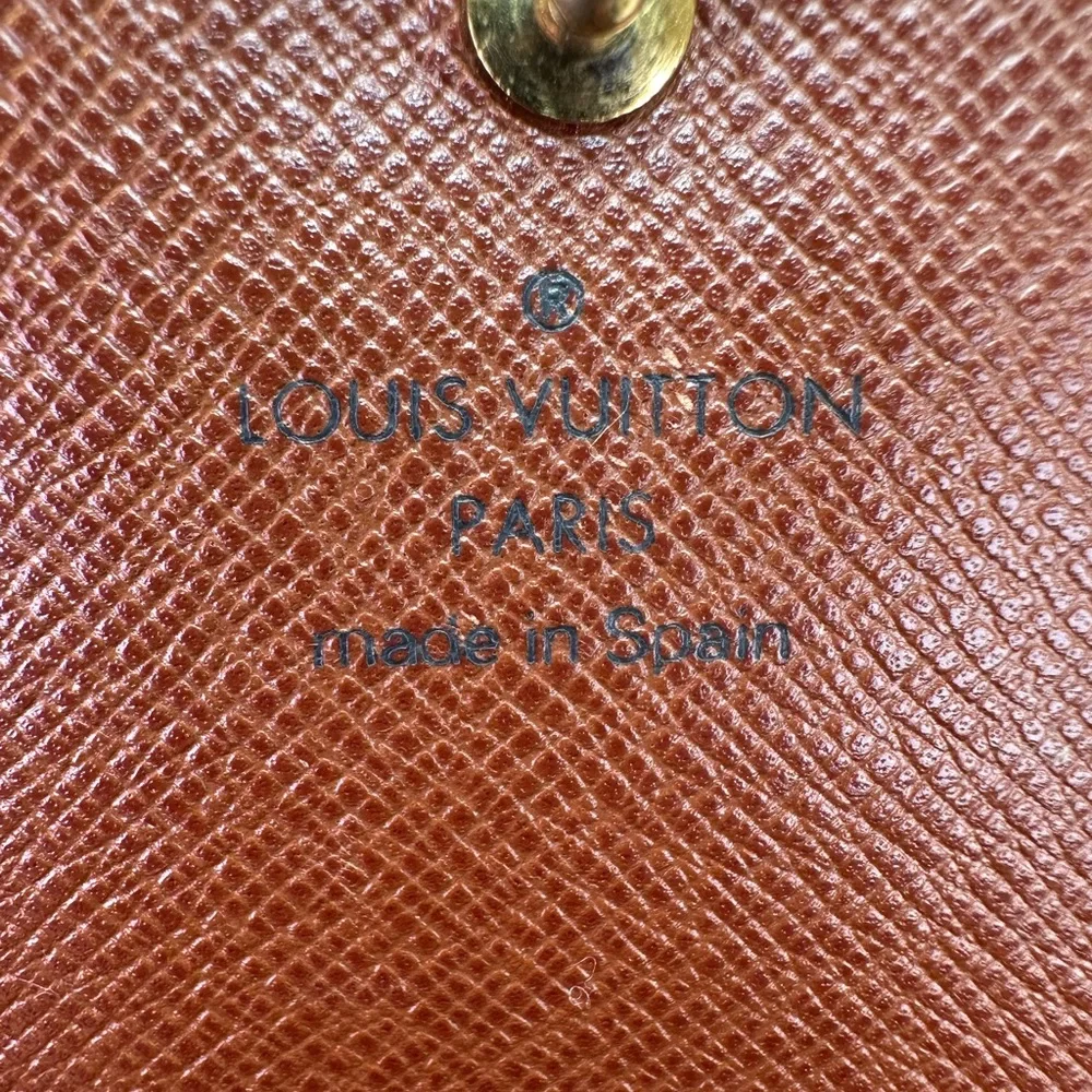 Louis Vuitton Monogram Portefeuille Tresor Wallet CA0041 Spain 2001 - Picture 3 of 13